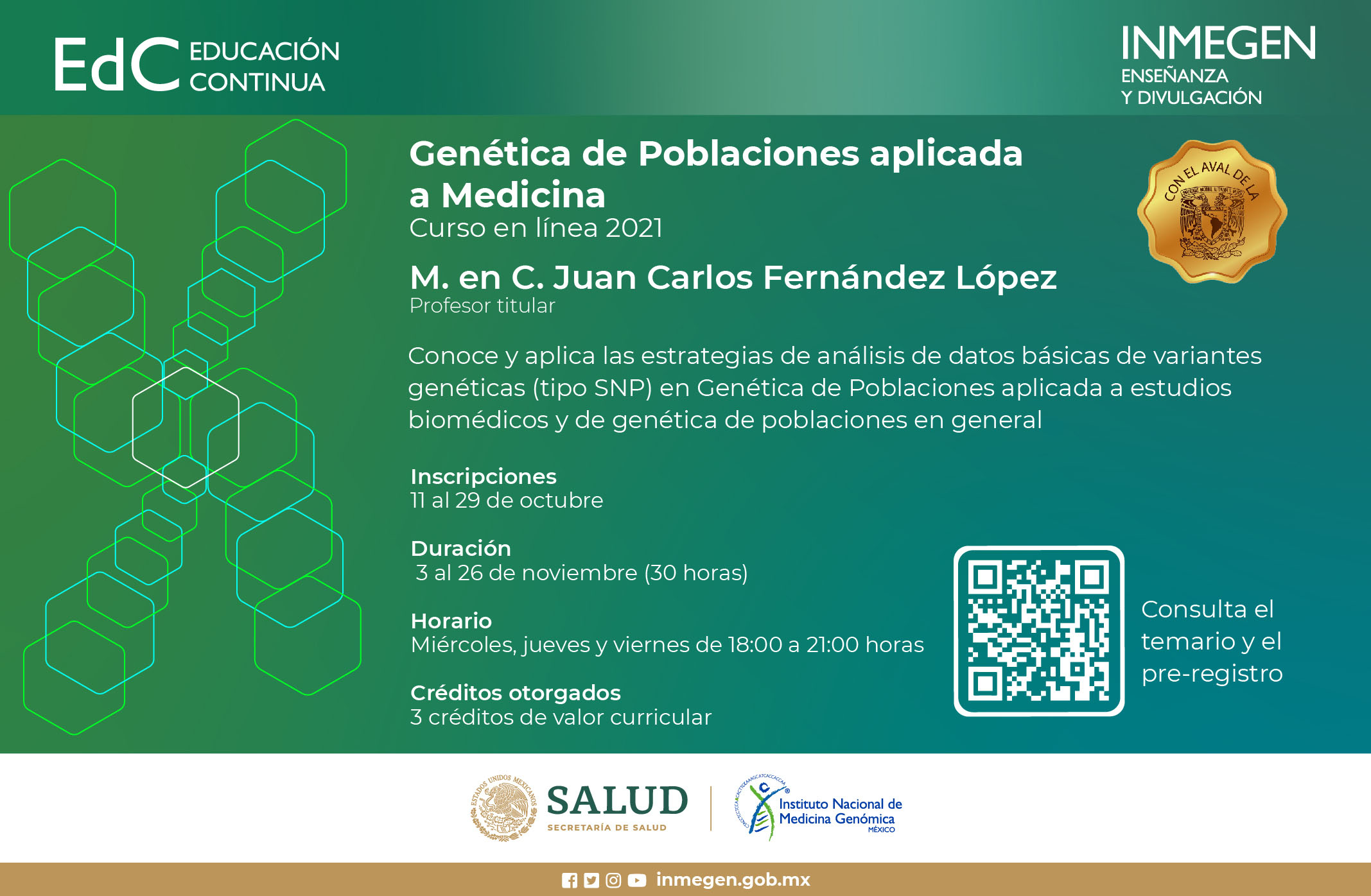 Genética de poblaciones aplicada a medicina 2025-2